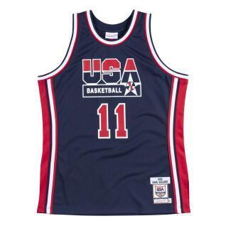 Camiseta auténtica del equipo USA nba Karl Malone