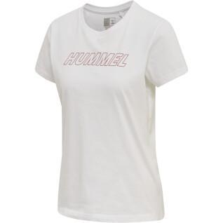 Camiseta de algodón para mujer Hummel TE Cali