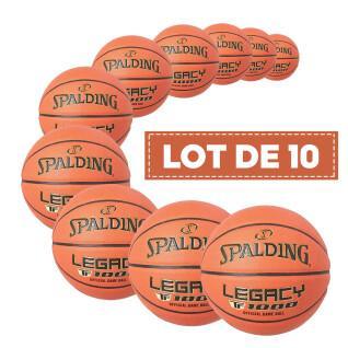 Paquete de 10 globos Spalding TF 1000 Legacy Composite EL