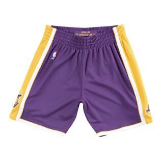 Auténticos Pantalón cortos Los Angeles Lakers NBA Road 08-09