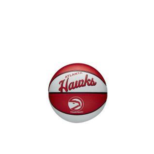 Mini balón retro de la NBA Atlanta Hawks