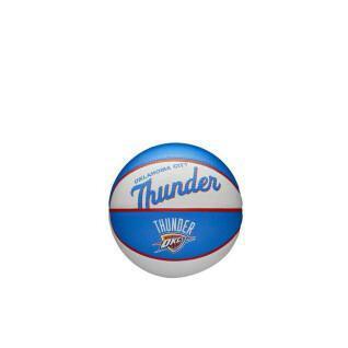 Mini balón retro de la NBA Oklahoma City Thunder