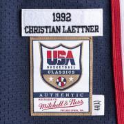 Camiseta auténtica del equipo USA nba Christian Laettner