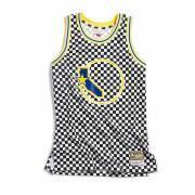 Jersey Golden State Warriors checked b&w