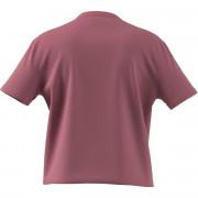 Camiseta corta de mujer adidas Essentials Loose 3-Bandes