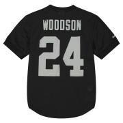 Jersey de cuello redondo Oakland Raiders NFL N&N 2002 Charles Woodson