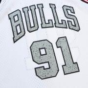 Camiseta Chicago Bulls NBA Cracked Cement Swingman 1997 Dennis Rodman
