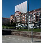 Juego de 2 canastas de baloncesto galvanizadas antivandálicas Softee Equipment