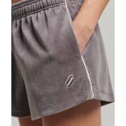 Pantalón Pantalón corto de terciopelo con logo para mujer Superdry