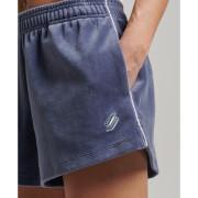 Pantalón Pantalón corto de terciopelo con logo para mujer Superdry