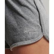Pantalón corto de terciopelo para mujer Superdry Logo Vintage Racer